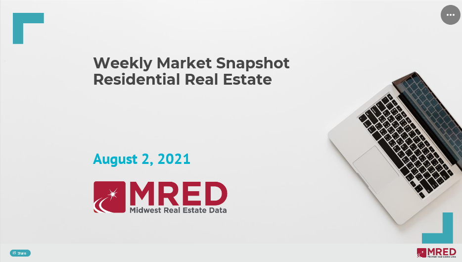Weekly Residential Real Estate Market Snapshot August 2 2021